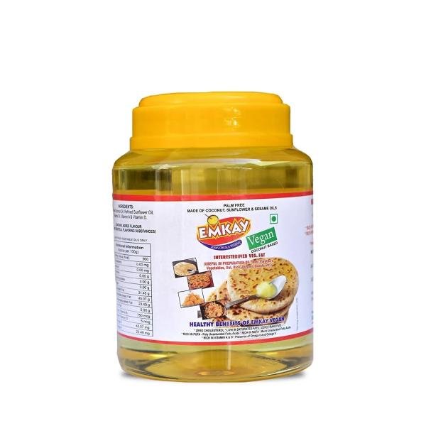 emkay coconut based interesterified veg fat vegan ghee 100 palm oil free 200 ml product images orvupuvipw7 p594303050 0 202210061930