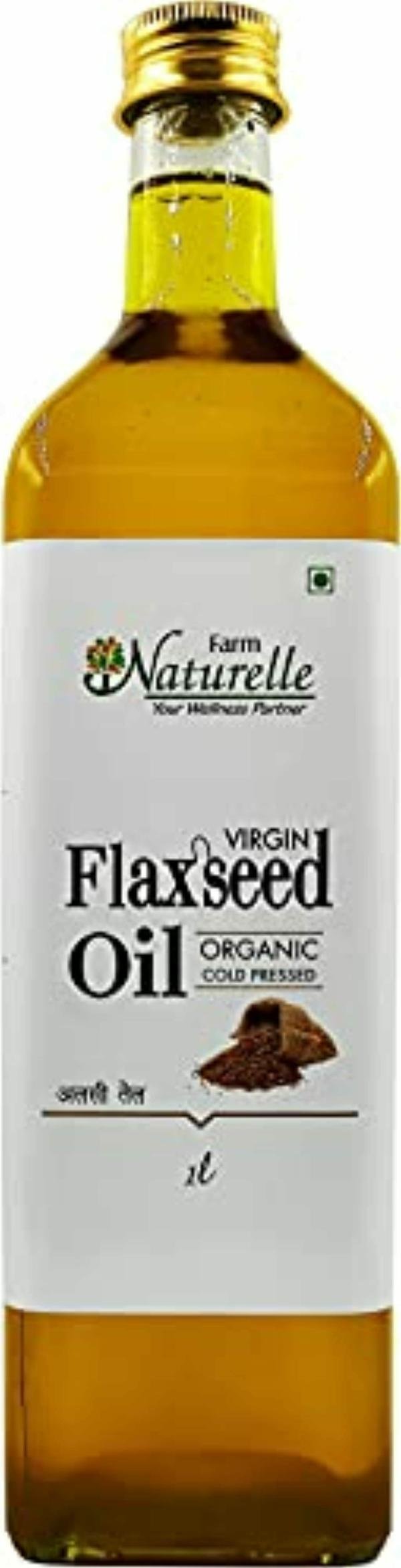 farm naturelle farm natural produce 100 percent pure organic flax seed oil hindi alsi oil 1000 ml product images orv1ifzheks p593863313 0 202209200207