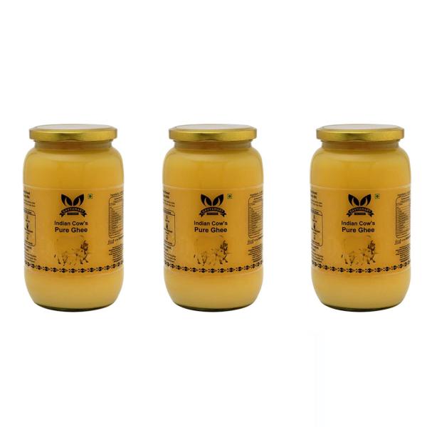 gavyamart cow pure desi ghee 1 ltrs each pack of 3 product images orvydwqltfu p597019685 0 202301072030