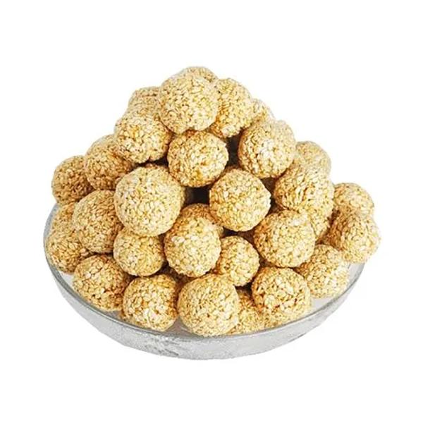 goodness grocery home made sweetened white till ladoo made with pure jeggery 450gm product images orvpsengirh p595153466 0 202211081930 1