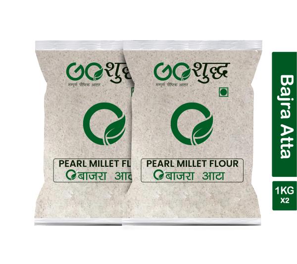 goshudh best quality bajra atta 1kg each pack of 2 pearl millet flour 2000 g product images orvfog29l3w p591296528 0 202205132153