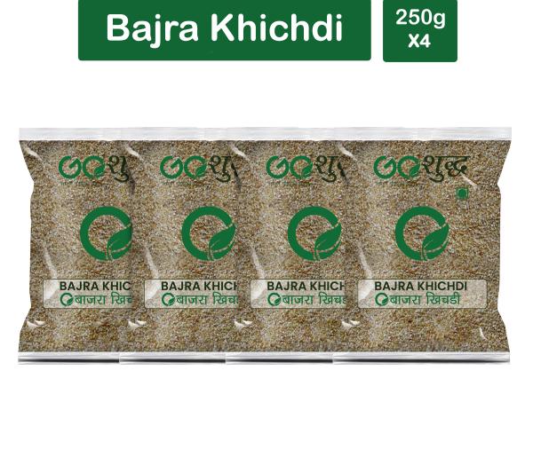 goshudh best quality bajra khichdi 250gm each pack of 4 pearl millet khichdi 1000 g product images orv6fbnrkmg p593502220 0 202208272242