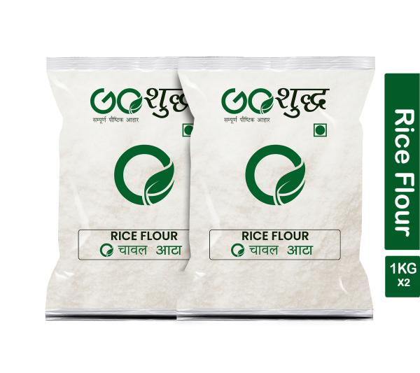 goshudh best quality chawal atta 1kg each pack of 2 rice flour 2000 g product images orvpj4spruu p591366167 0 202205162044