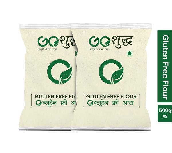 goshudh best quality gluten free flour 500gm each pack of 2 gluten free flour 1000 g product images orvbolnjpa6 p591367268 0 202205162217