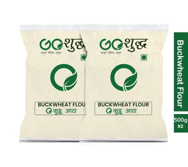 goshudh best quality kuttu atta 500gm each pack of 2 buckwheat flour 1000 g product images orv6v8kmpoh p591366394 0 202205162056
