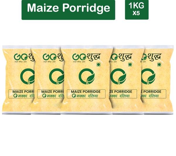 goshudh best quality maize porridge 1kg each pack of 5 makka daliya 5000 g product images orvwj7cvwax p593507530 0 202208280156