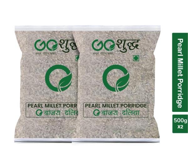 goshudh best quality pearl millet porridge 500gm each pack of 2 bajra daliya 1000 g product images orv4somcusu p593473216 0 202208270704