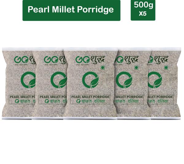 goshudh best quality pearl millet porridge 500gm each pack of 5 bajra daliya 2500 g product images orvkq0oeaw4 p593518711 0 202208280823