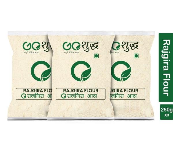 goshudh best quality rajgira flour 250gm each pack of 3 amarnath atta 750 g product images orvvoju8fny p591367809 0 202205162256