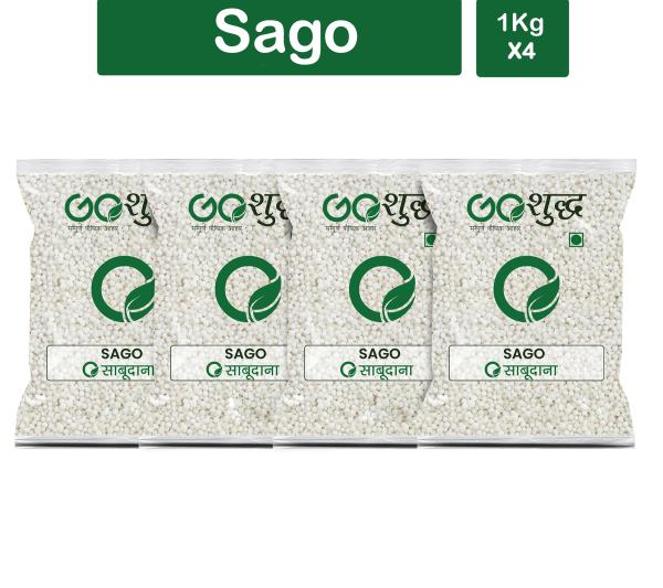 goshudh best quality sabudana 1kg each pack of 4 sago 4000 g product images orvqtdruztm p591510119 0 202205220641