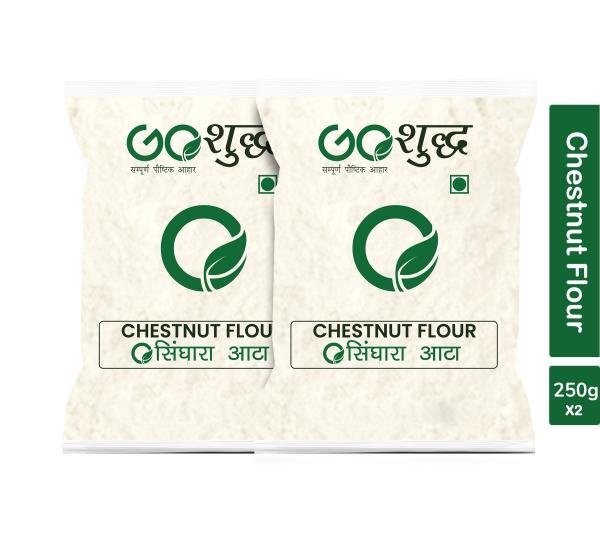 goshudh best quality singhara atta 250gm each pack of 2 chestnut flour 500 g product images orvupyclj84 p591366292 0 202205162051