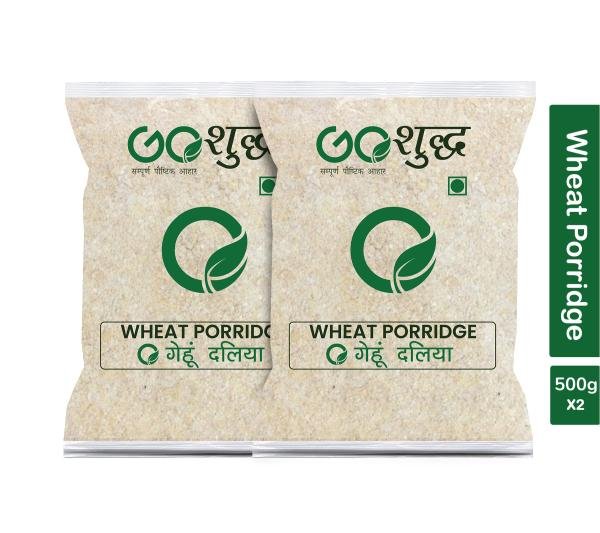 goshudh best quality wheat porridge 500gm each pack of 2 gehun daliya 1000 g product images orvkbyy3wmr p593469639 0 202208270511