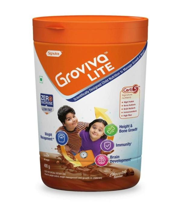 groviva lite child nutrition for growth development 400g jar chocolate product images orvaopbkzo2 p596930396 0 202301041816