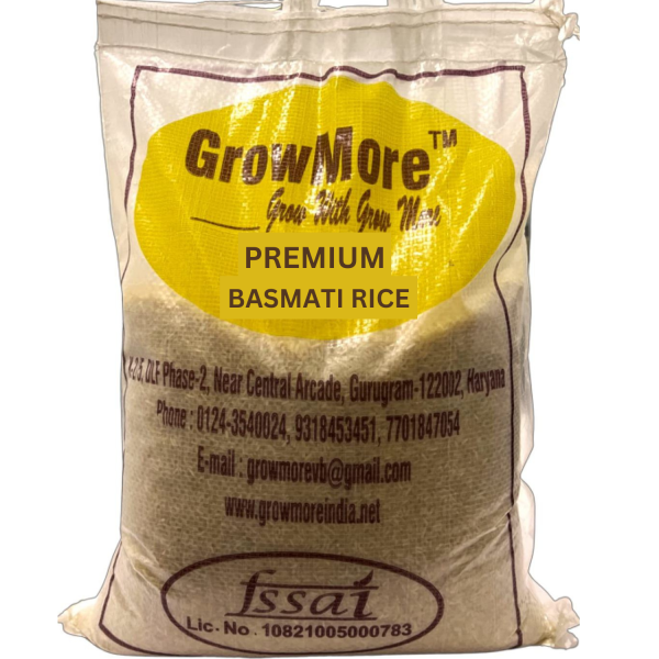 grow more basmati premium rice 5 kg extra long grain daily cooking rice everyday naturally processed classic pulav aroma real real basmati rice pure unpolished rice basmati rice product images orvyk59vzl3 p597489621 0 202301121803