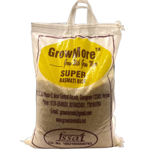 grow more super basmati rice extra long grain daily cooking rozana rice everyday naturally processed classic pulav aroma real real basmati super pure unpolished rice 5kg product images orvv0q9dkty p594419982 0 202302180116