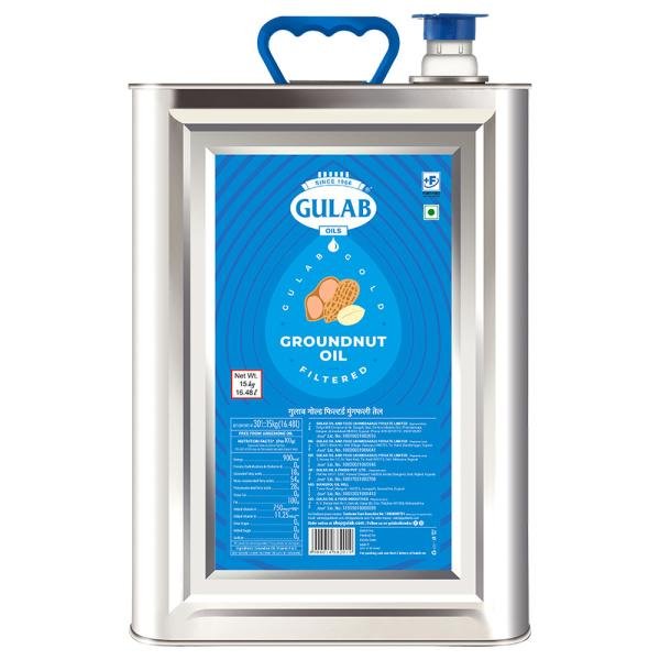 Gulab Gold Filtered Groundnut Oil 15 kg