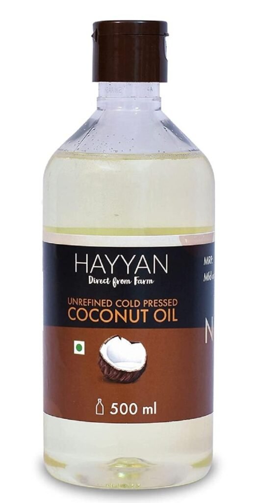 hayyan cold pressed coconut oil for long hair and healthy skin 500 ml product images orvnvneuc7z p591747484 0 202205310341