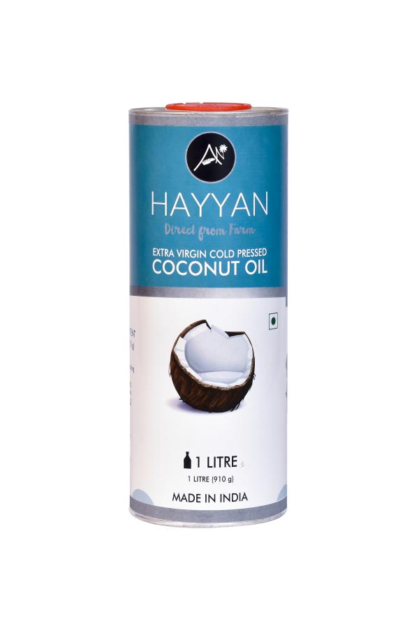 hayyan extra virgin cold pressed coconut oil for cooking skin care and oil pulling 1 litre product images orvgzlws8q9 p591750667 0 202206020957