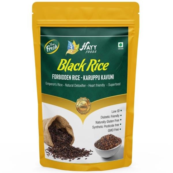hayyfoods organic black rice karuppu kavuni rice high fiber iron rich 1kg product images orv6wutzjvo p593540953 0 202208282020