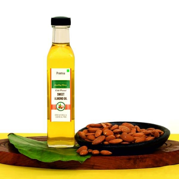 healthy fibres premia cold pressed almond oil pet bottle 100 ml product images orvpnc66vgu p596423773 0 202212171037