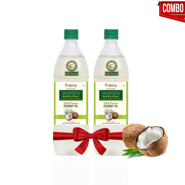healthy fibres premia cold pressed coconut oil pet bottle 1l 1l 1l pack of 2 product images orv31ek4glg p596413031 0 202212161705