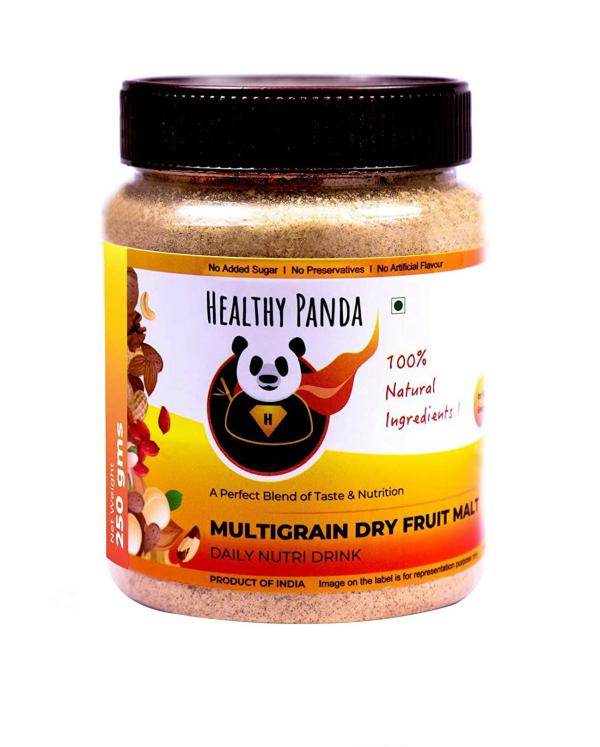 healthy panda combo pack of multigrain dry fruit malt and ragi dry fuit malt 500 g 125g pack of 2 each product images orvve5rarju p591623067 0 202205270424