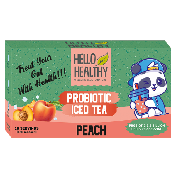 hello healthy probiotic peach iced tea pack of 10 sachet product images orvpdeftloy p598336526 0 202302120436