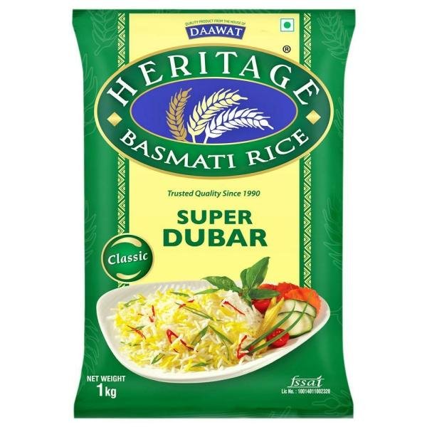 heritage super dubar basmati rice 1 kg product images o491636910 p590411074 0 202204092011