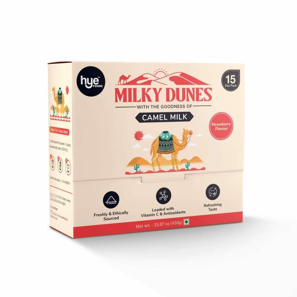 hye foods milky dunes camel milk powder strawberry 30g x 15 sachets 450gms product images orvkjrydygc p593526404 0 202208281242