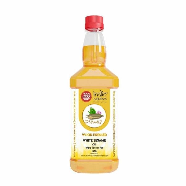 indicwisdom wood pressed white sesame oil 1 liter product images orvki8jeegg p594797681 0 202210251808