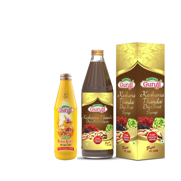 jai guruji kesharia thandai and badam keshar fruit syrup sharbat product images orv3xzcdeqe p598893124 0 202302271936