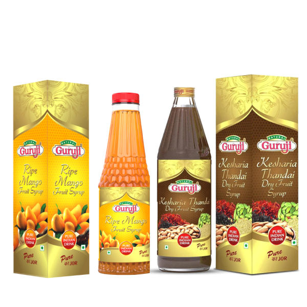 jai guruji kesharia thandai and ripe mango fruit syrup sharbat product images orvc46fcrg9 p598893205 0 202302271941