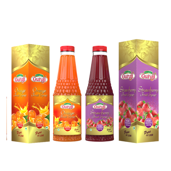 jai guruji orange fruit and strawberry fruit syrup sharbat product images orvg8ua2bya p598945404 0 202303011310