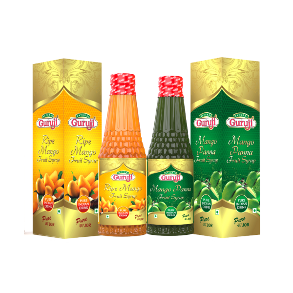 jai guruji ripe mango and mango panna fruit syrup sharbat 750ml each pack of 2 product images orvknpi4nap p592078334 0 202206150828