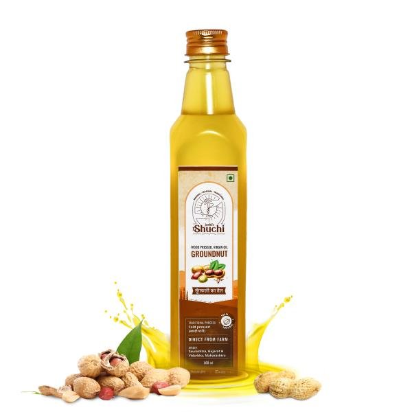 janki s shuchi cold pressed groundnut oil in wooden ghani chekku unprocessed peanut oil 500ml product images orvwbkskl9q p593988519 0 202209231541