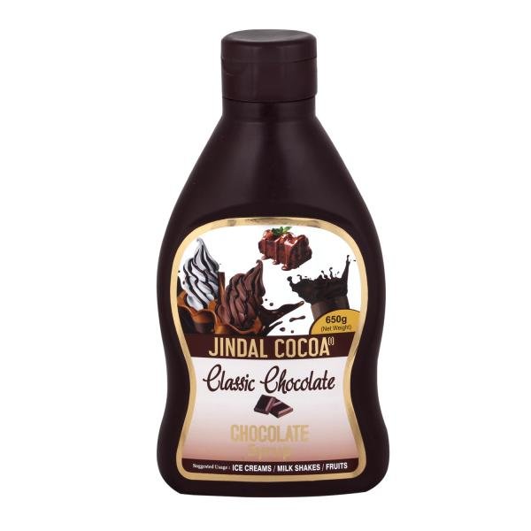 JINDAL COCOA CLASSIC CHOCOLATE SYRUP 650 GMS