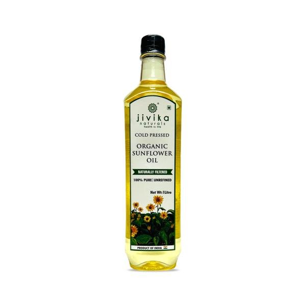 jivika organic cold pressed sunflower oil 1lit product images orvdxpnthvy p591599746 0 202205260047