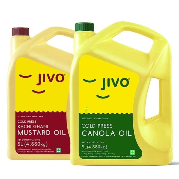 jivo canola cold press edible oil 5 litre jivo kachi ghani mustard oil 5 litre product images orvjdhlwf07 p592195681 0 202210271410