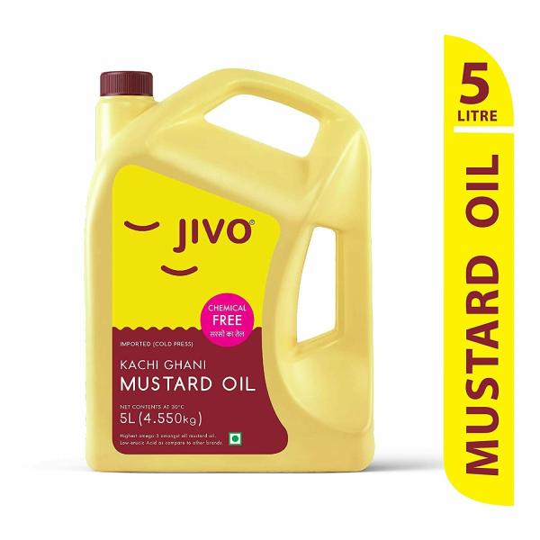 jivo cold pressed kachi ghani pure mustard oil 5 litre product images orv4im96pio p591503268 0 202205212320