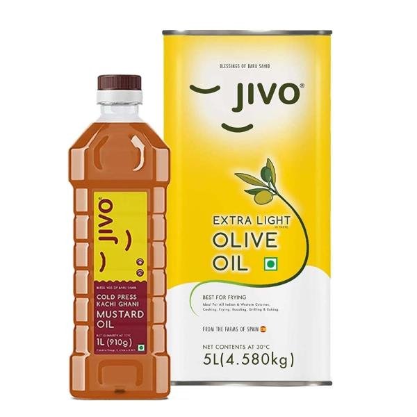 jivo extra light olive oil 5l jivo mustard oil 1l product images orv0irmrcek p591507117 0 202210271629