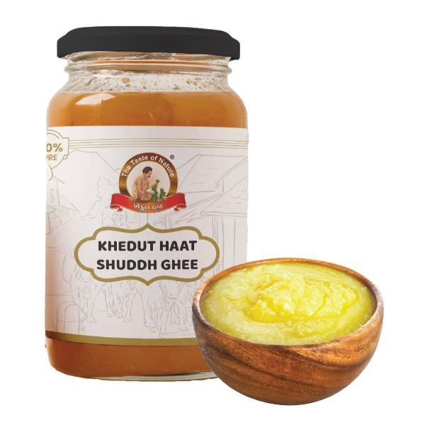 khedut haat pure ghee 100 desi gir cow ghee vedic bilona method traditional ghee immunity booster 500 ml product images orvc0wjxjrc p594697047 0 202210201816