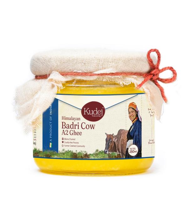 kudej himalayan desi badri cow a2 ghee from forests of uttarakhand fresh bilona churned premium curd cultured ghee made by expert pastoral community members 250ml plastic free packaging product images orvyx9wuqpg p596571744 0 202212222002