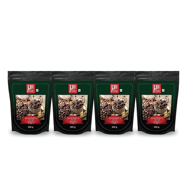 leo coffee special a plus special peaberry filter coffee powder medium roast pure arabica 250 g pack of 4 product images orvmsw034lk p598168995 0 202302070437