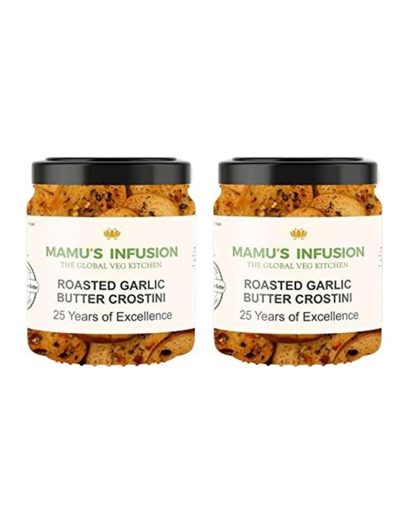 mamus infusion roasted garlic butter crostini vegeterian 200 g pack of 2 product images orv6pkbrctb p596124298 0 202212070949