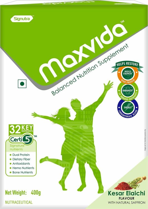 maxvida balanced nutrition supplement for adults bib 400g kesar elaichi product images orvem6dx1au p596928121 0 202301041708