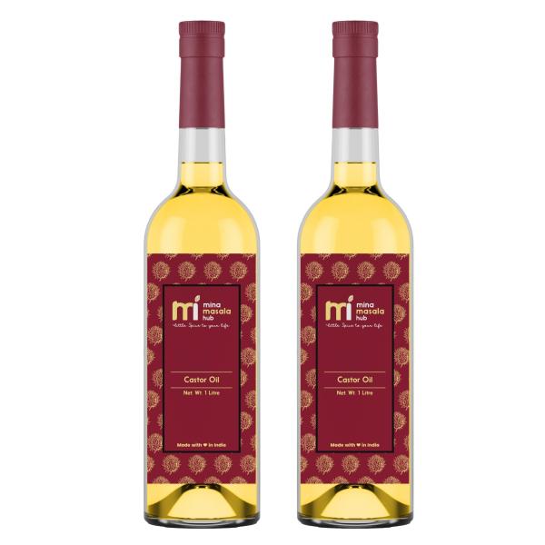 mina cold pressed castor oil 1 litre pack of 2 product images orvrzfimekh p593509059 0 202208280243