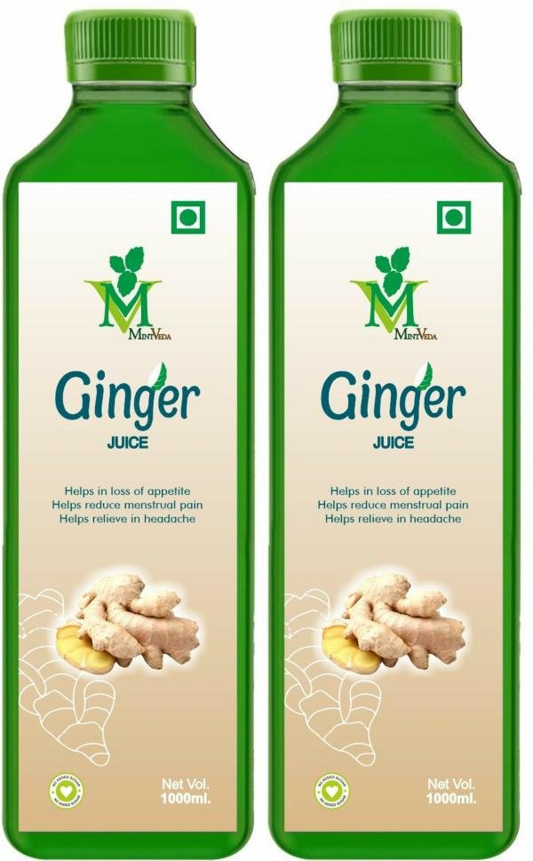 mintveda ginger sugar free juice 1 l each pack of 2 product images orvbjhqcq4r p595431881 0 202211182055