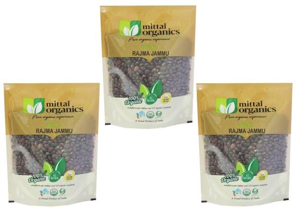 Mittal Organics – Organic Rajma Jammu 1.5KG (500GM X 3)