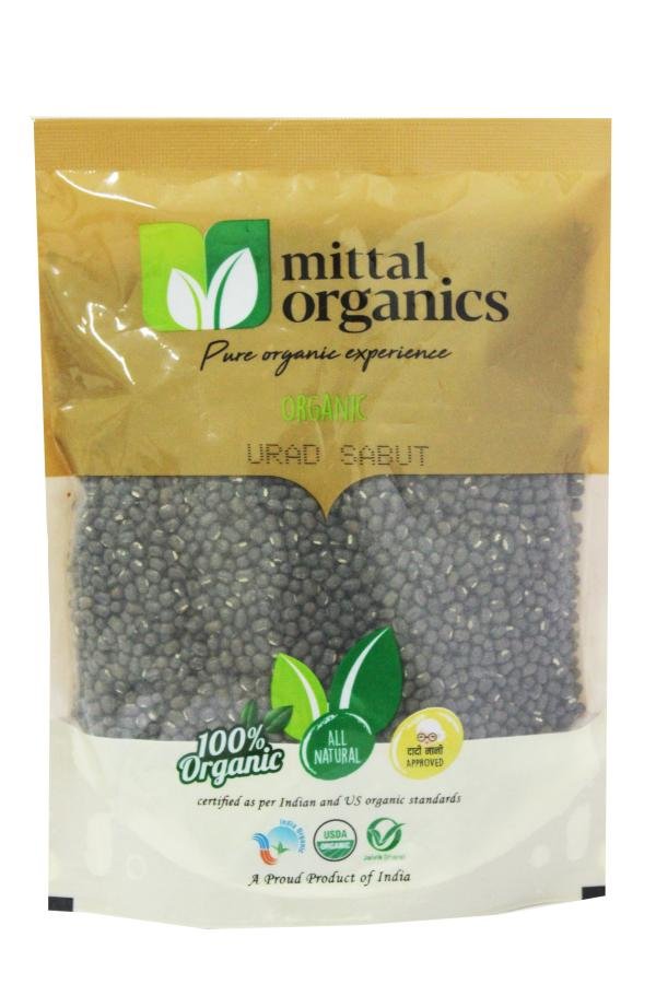 Mittal Organics – Organic Urad Sabut 1.5KG (500GM X 3)