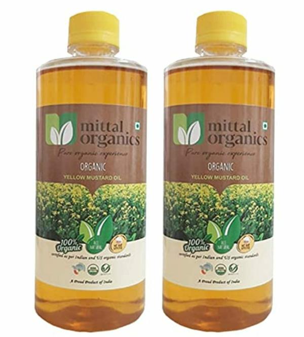 mittal organics organic yellow mustard oil i cold pressed yellow mustard oil 1l 0 5l x 2 i cold pressed yellow mustard oil i kachhi ghani peeli sarso oil product images orvgrfh6mbf p596622908 0 202212241529